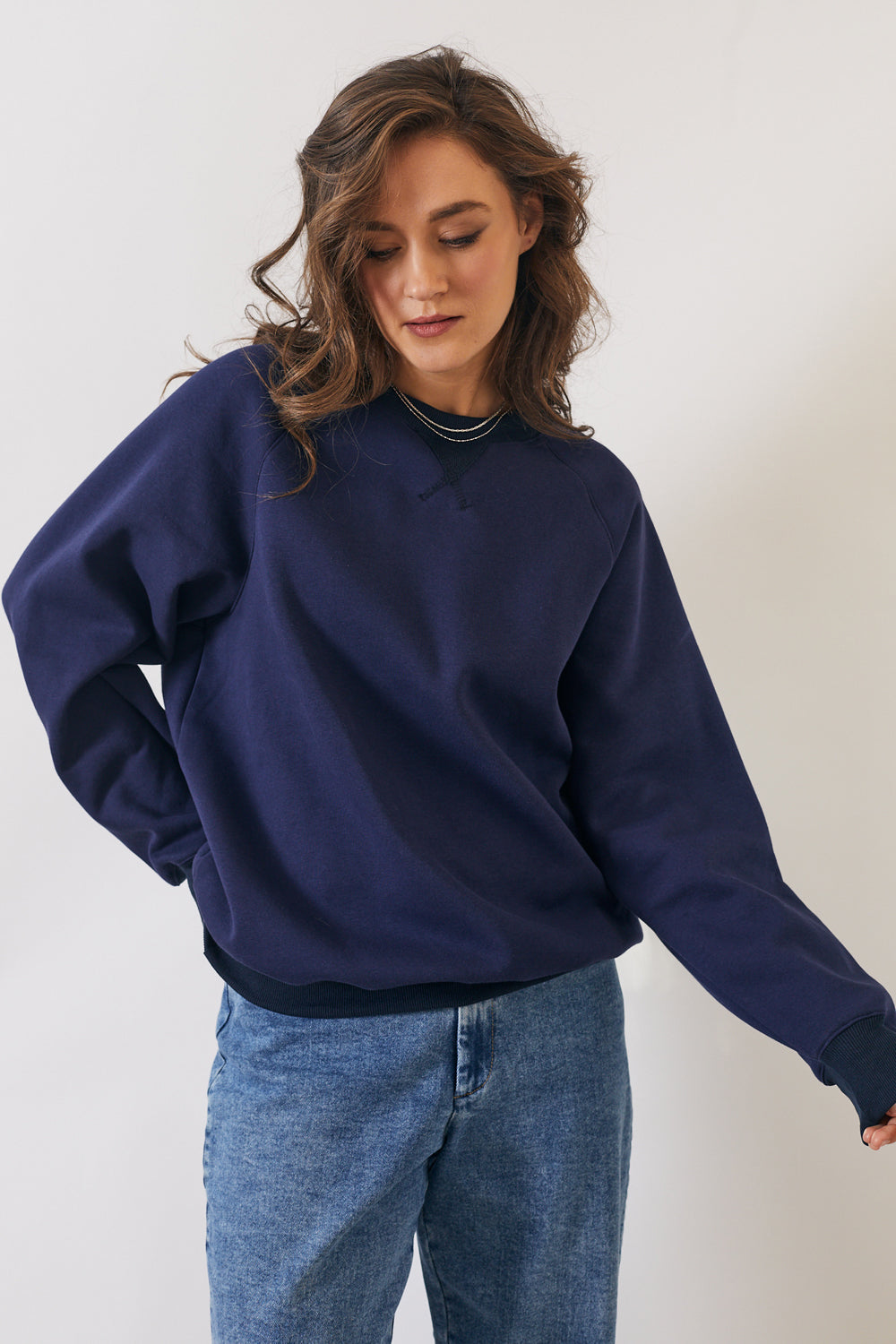 סווטשירט בילי כחול נייבי