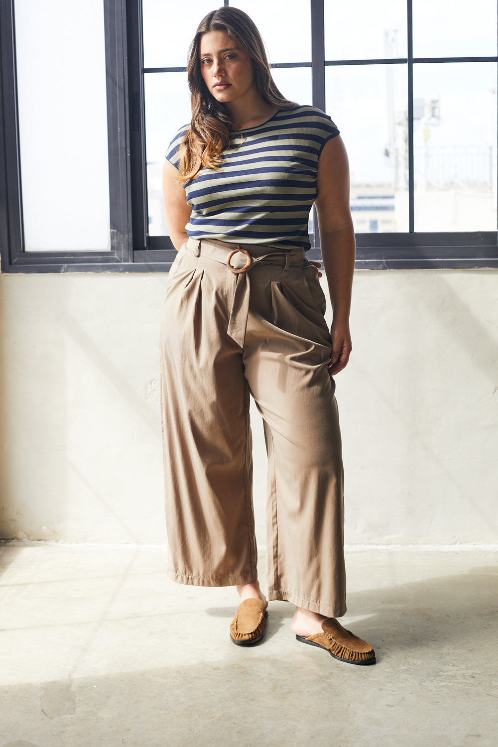 מכנסיים גרייס טנסל קפה