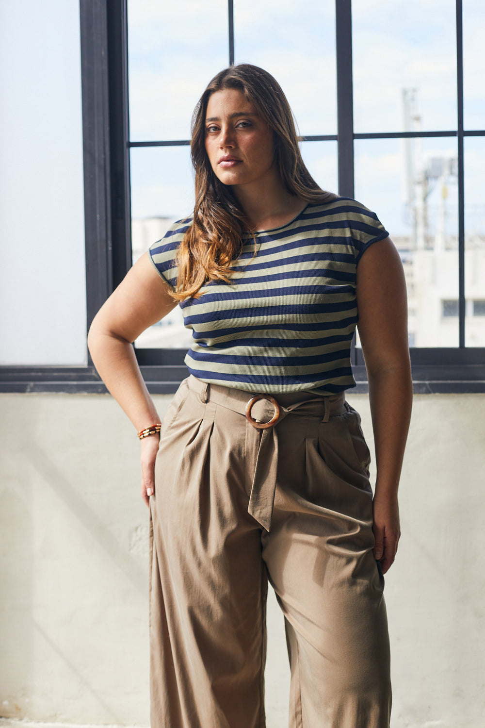 מכנסיים גרייס טנסל קפה