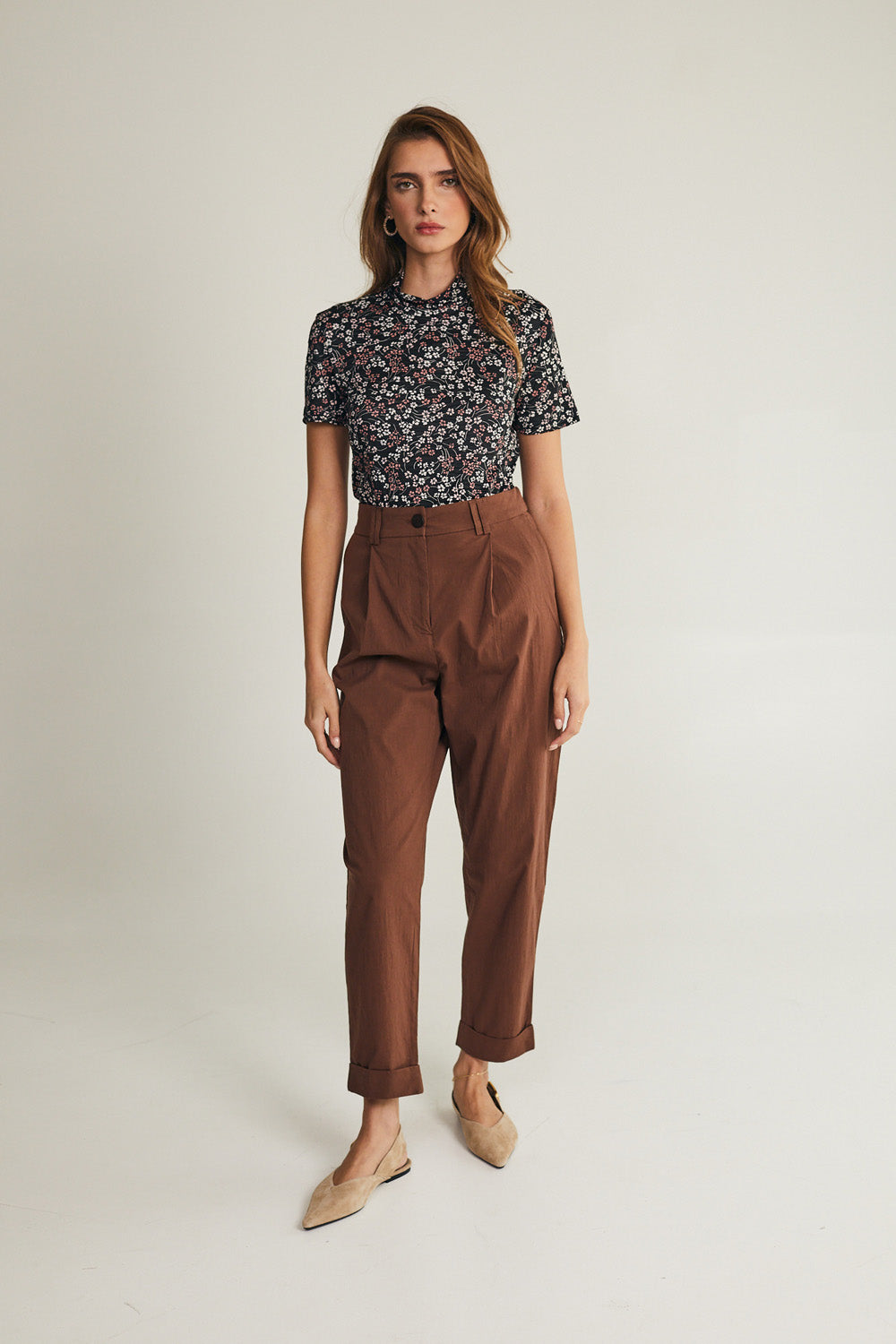 Giovanna pants in gray color