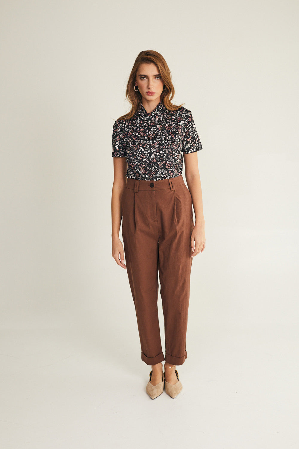 Giovanna pants in gray color