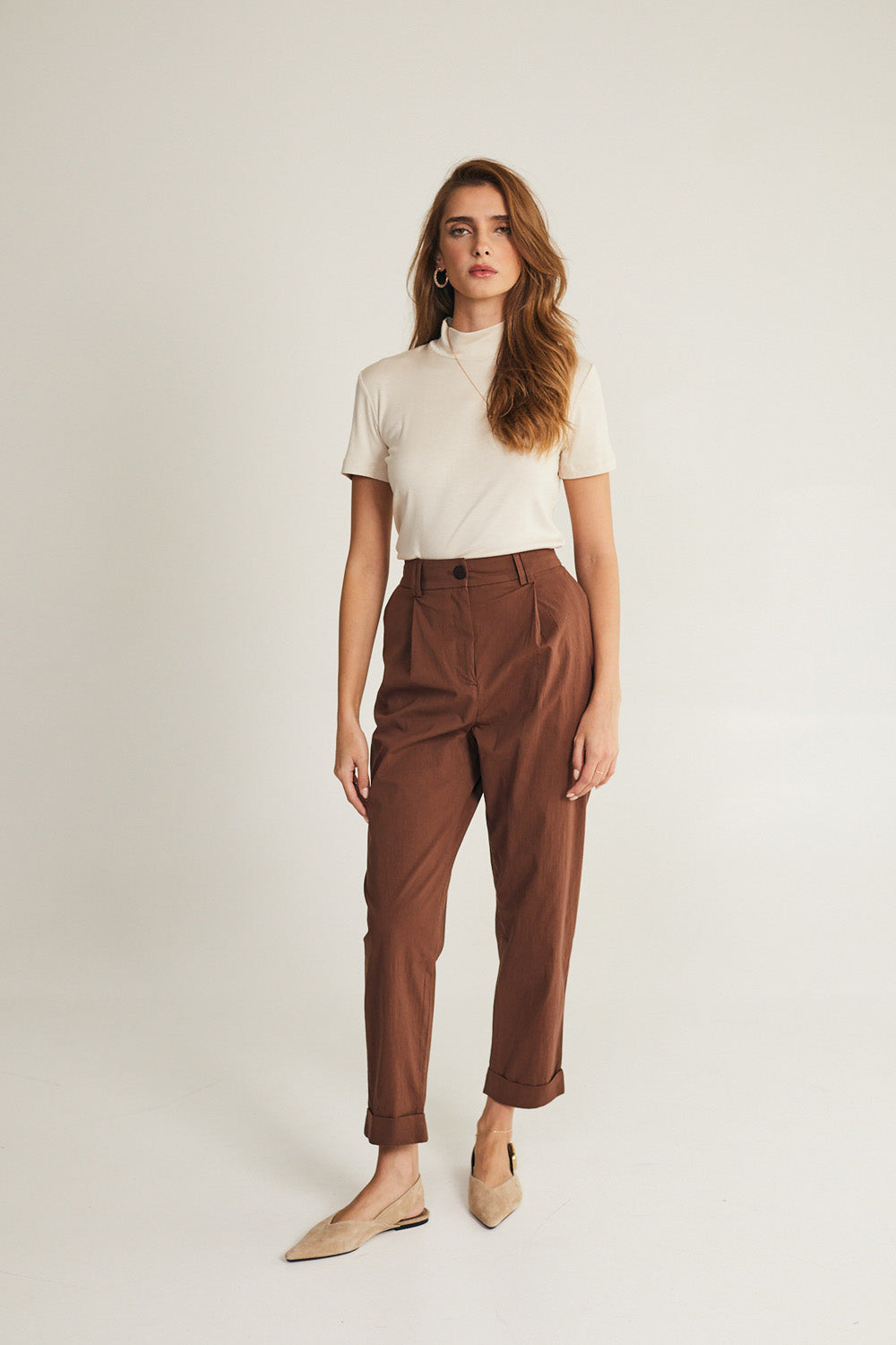 Giovanna pants in gray color