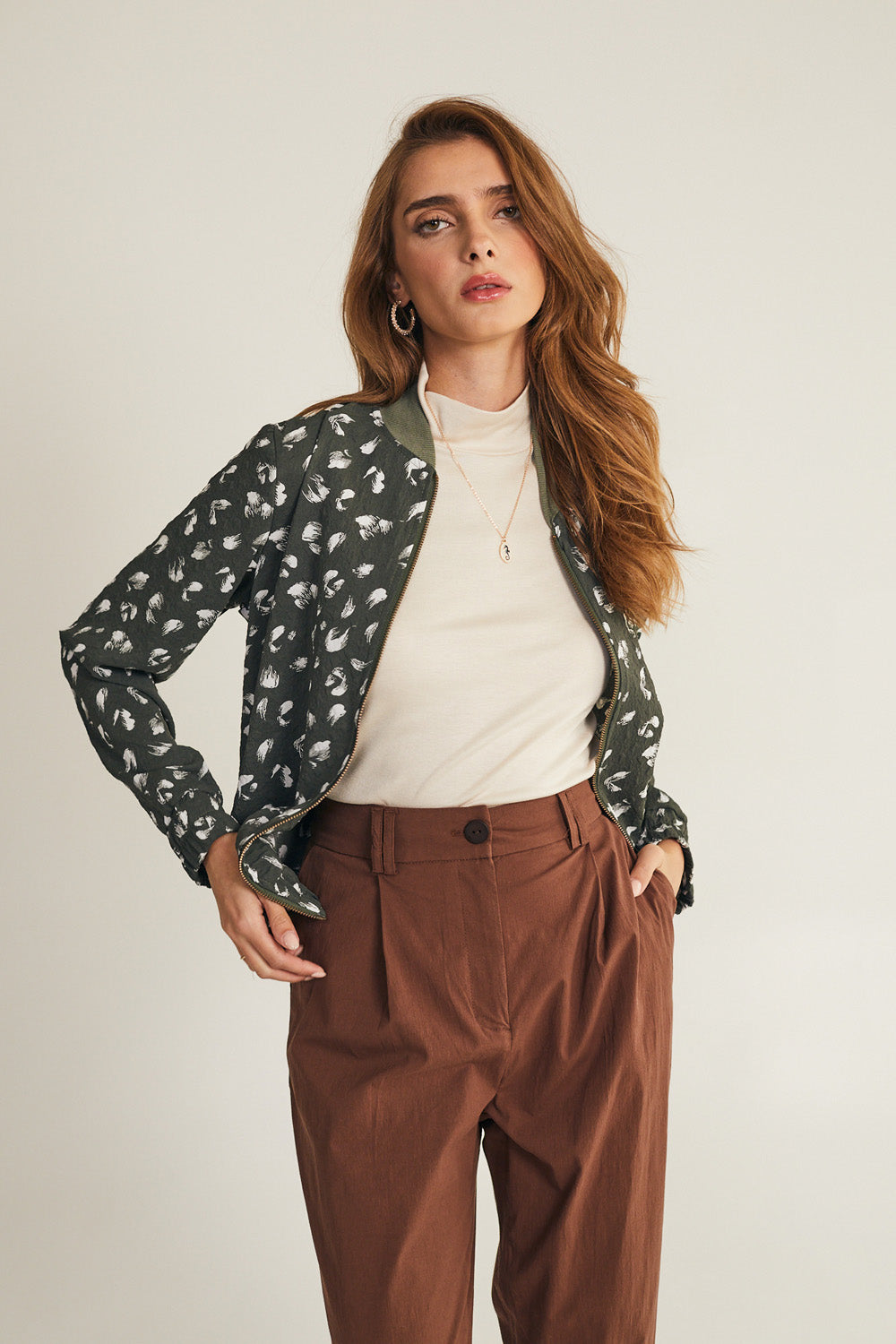 Suki top with friendship print