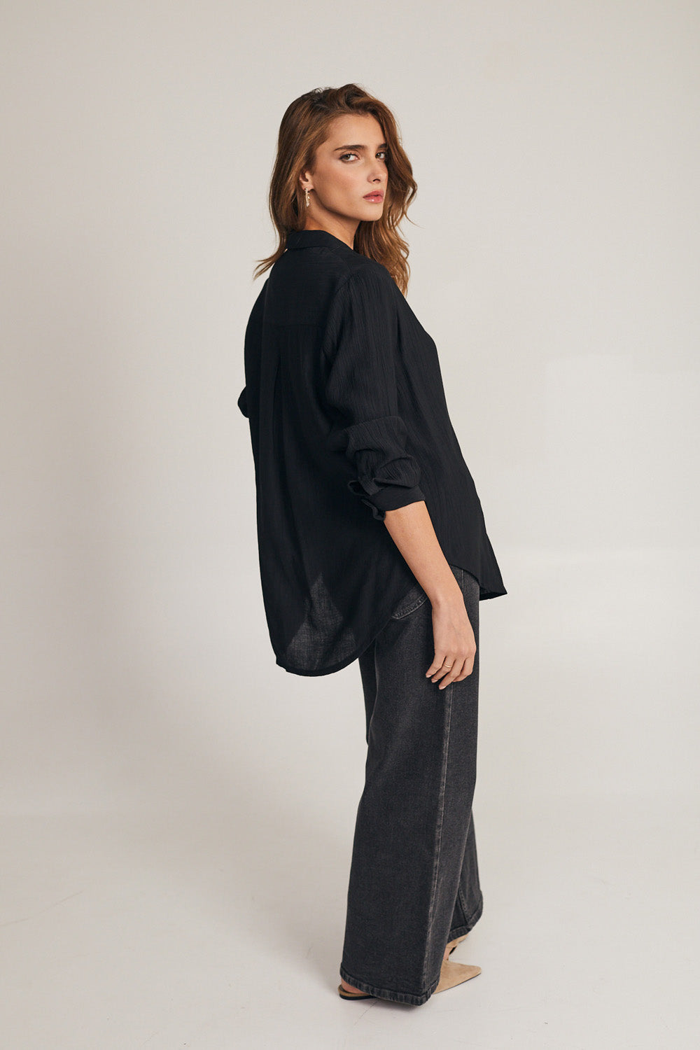 Black Chloe shirt 