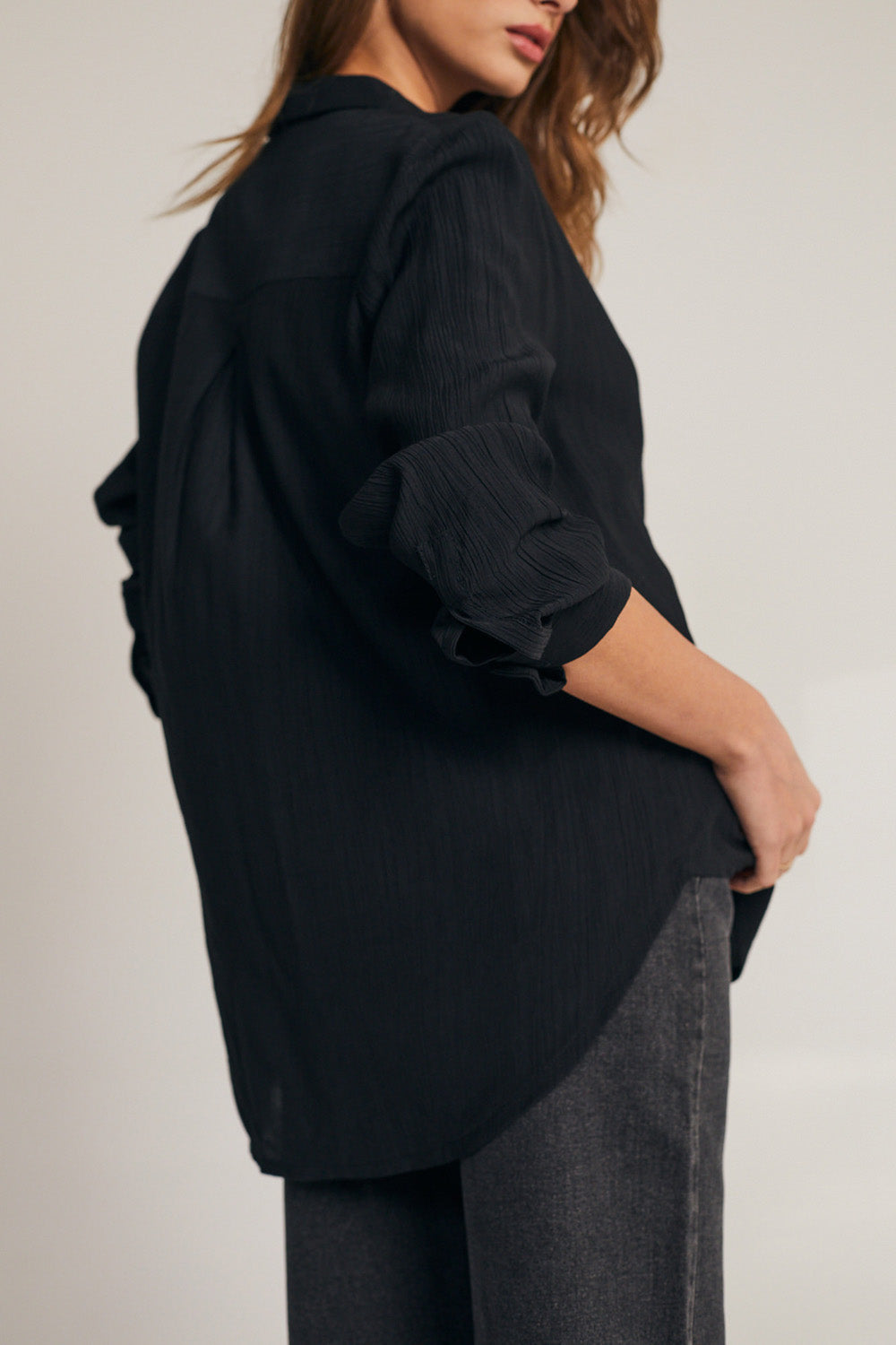 Black Chloe shirt 