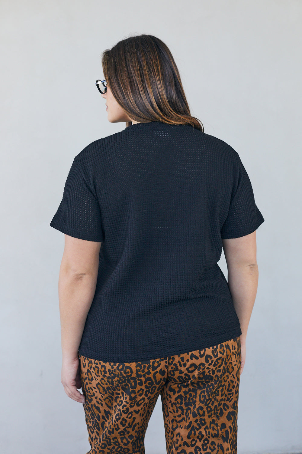 טי שירט מושלמת סריג שחור