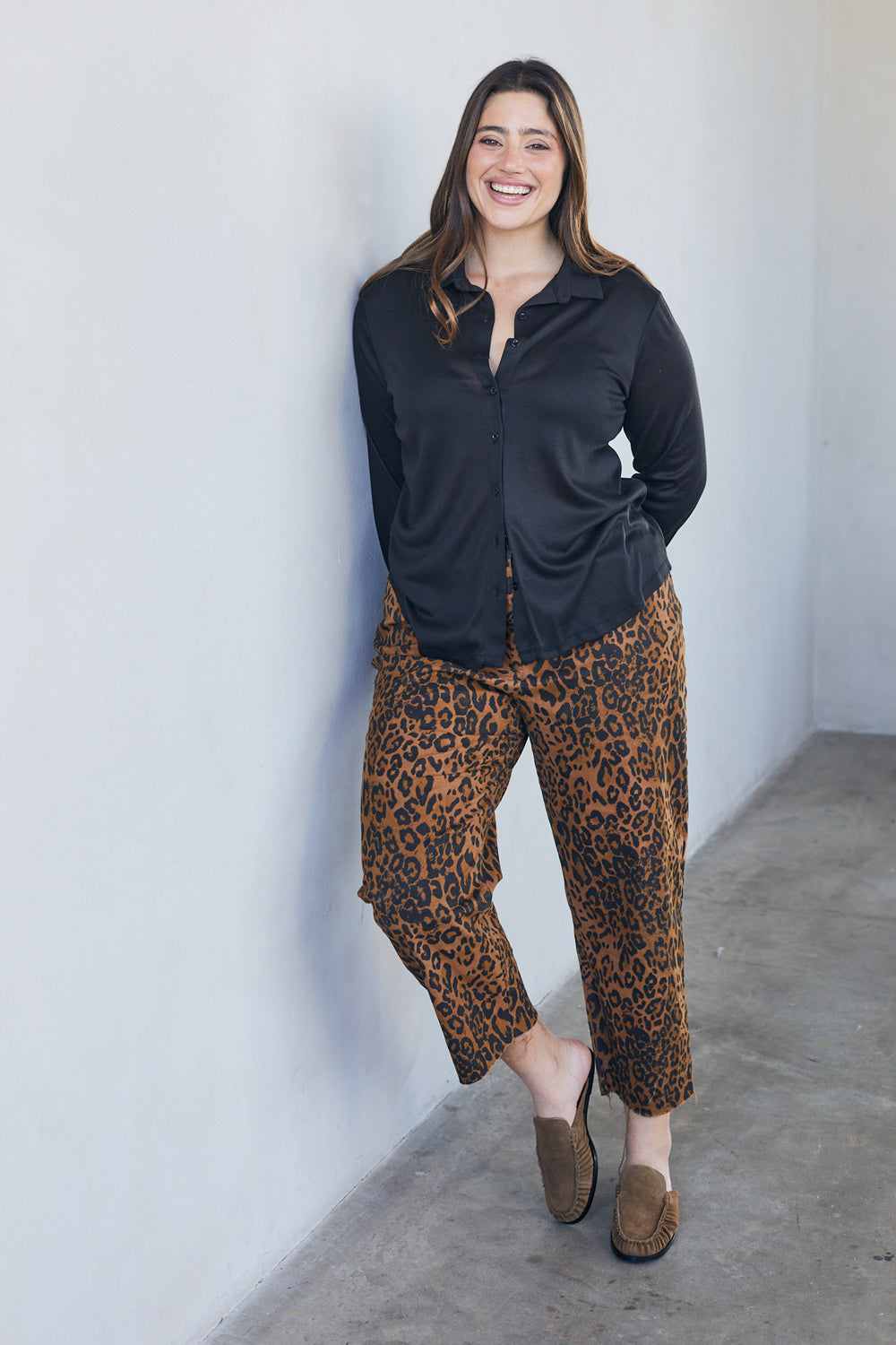 חולצת ולרי סריג שחור