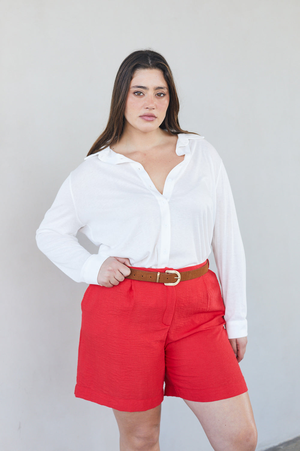 חולצת ולרי סריג לבן