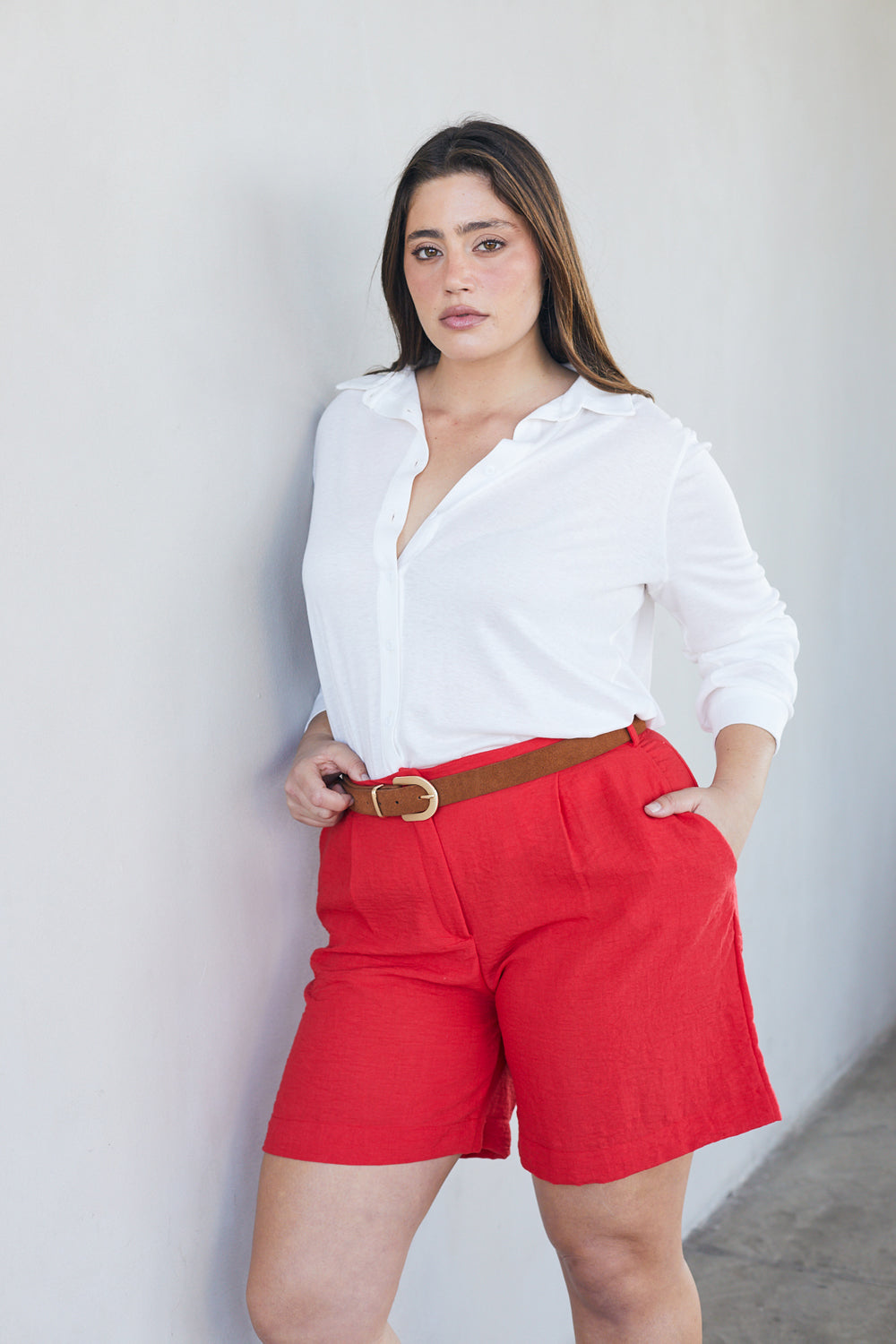 חולצת ולרי סריג לבן