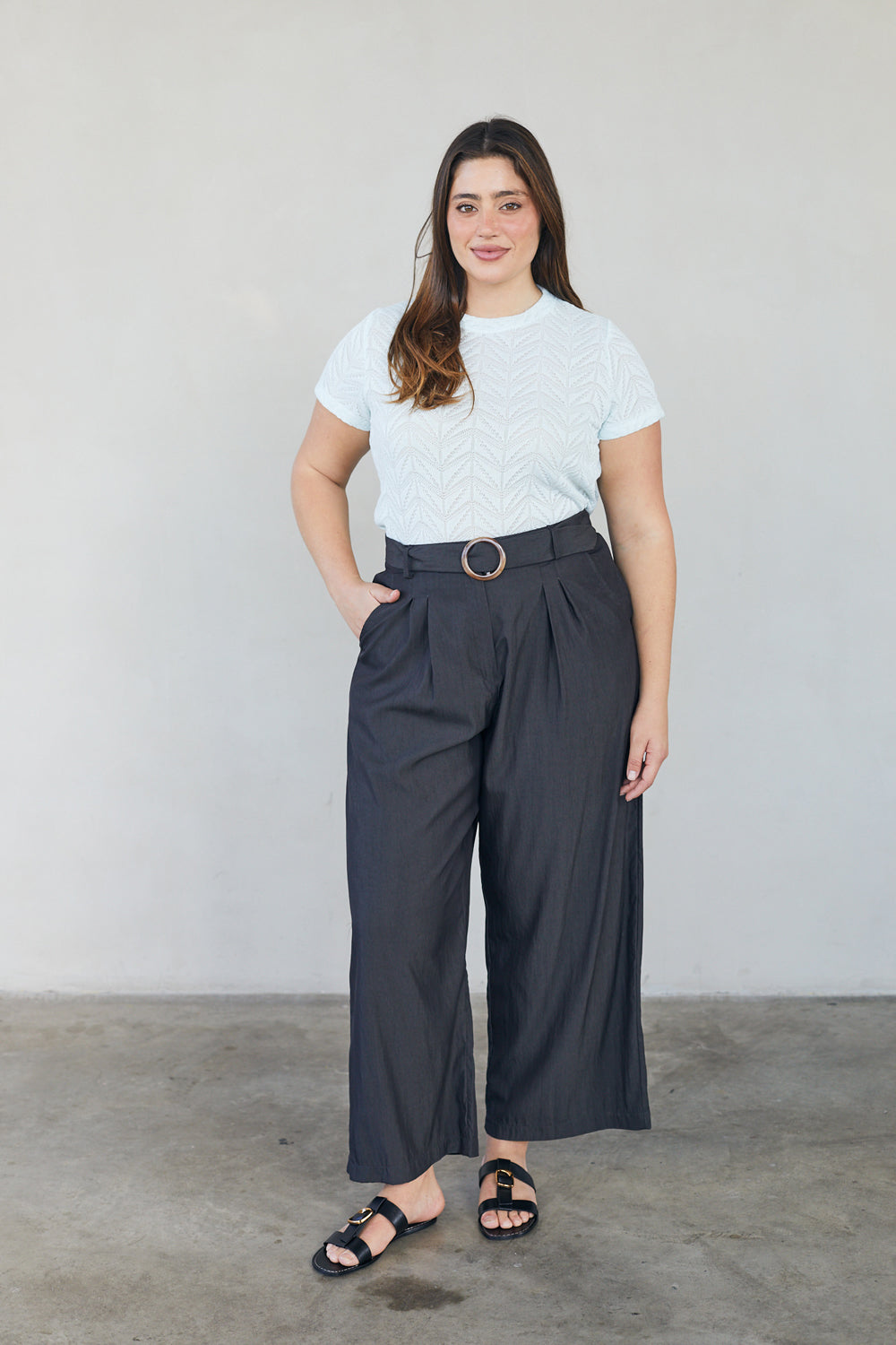 מכנסיים גרייס טנסל שחור