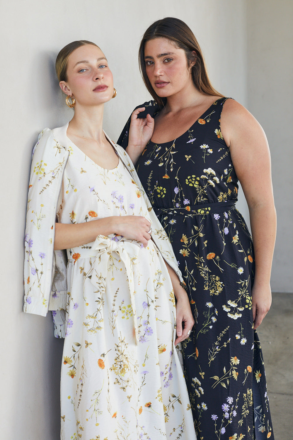 שמלת גרטה מקסי פרחונית בהירה