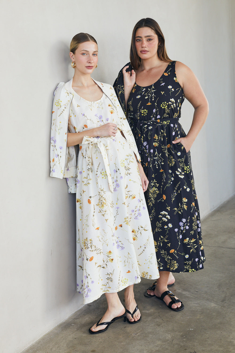 שמלת גרטה מקסי פרחונית בהירה