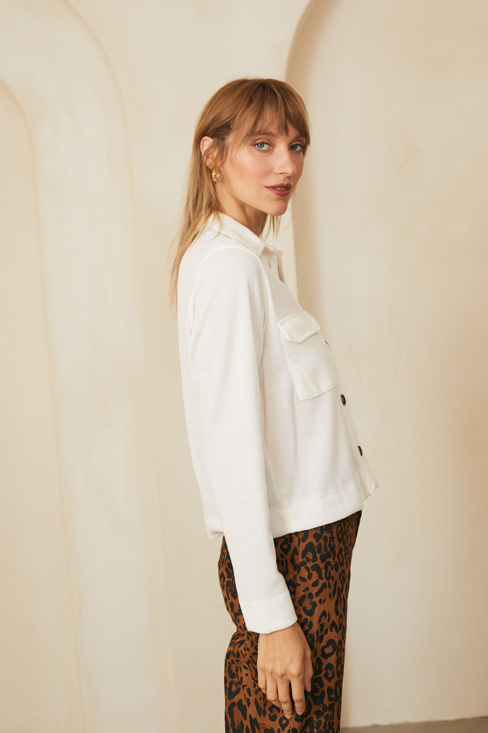 ג׳קט מרטינה לבן