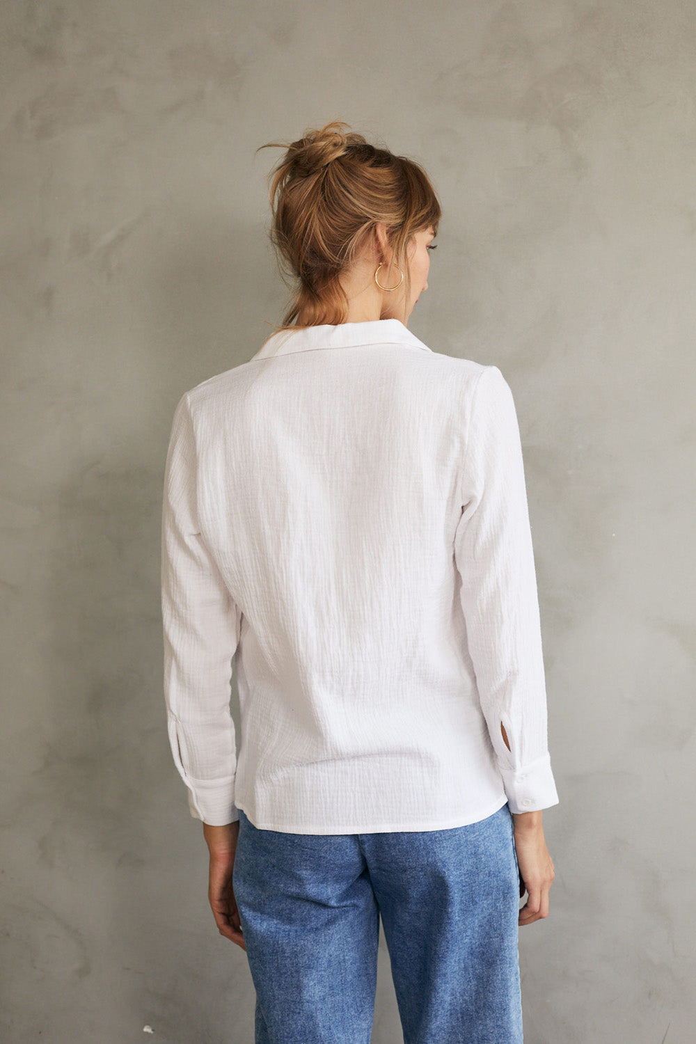 חולצת מולי טטרא לבנה