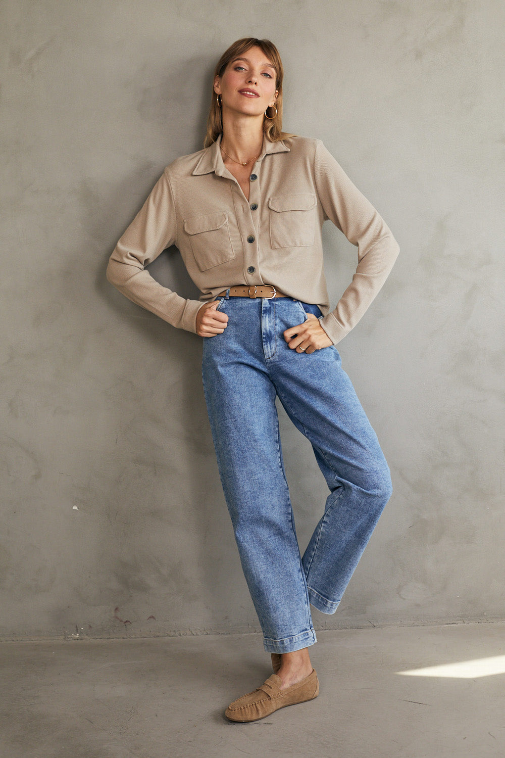 Martina stone texture jacket