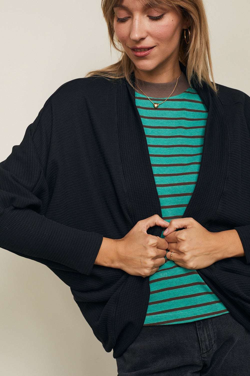 Black Penelope Cardigan 