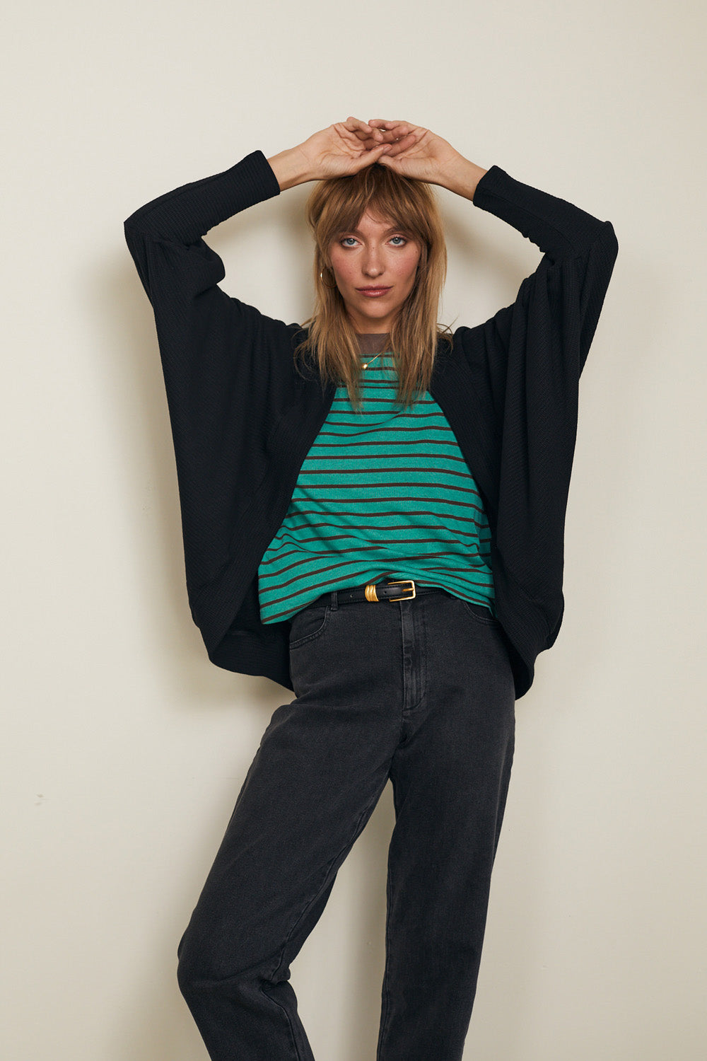 Black Penelope Cardigan 