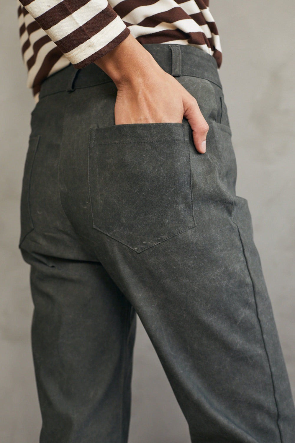 מכנסיים ריטה ירוק וואש