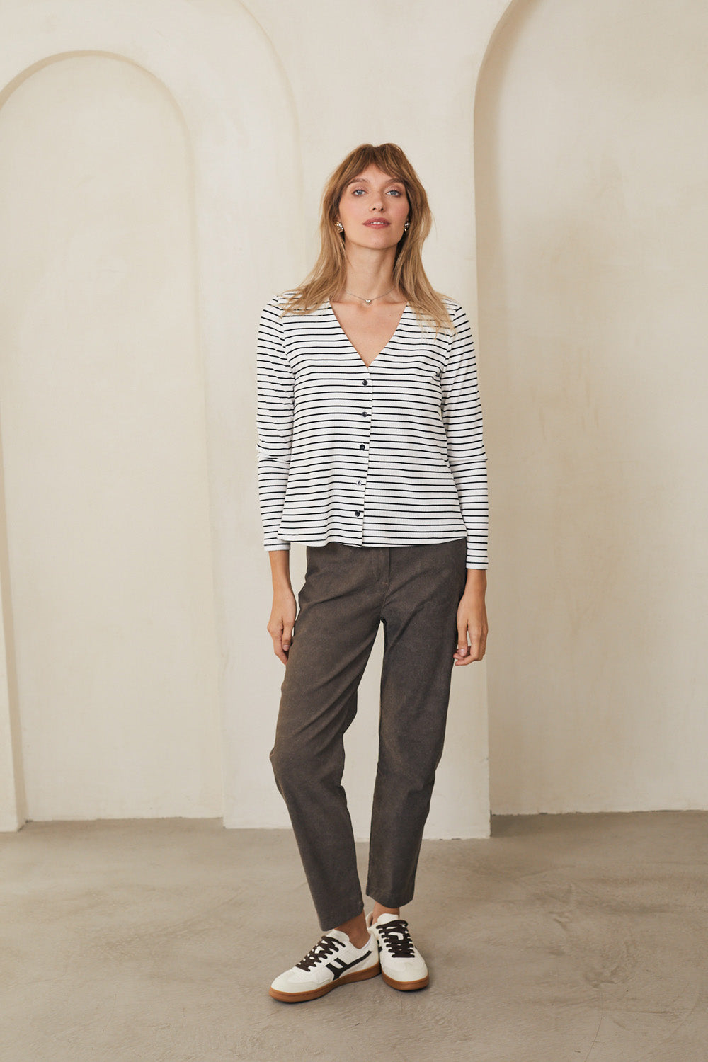 חולצת קרוליין פסים