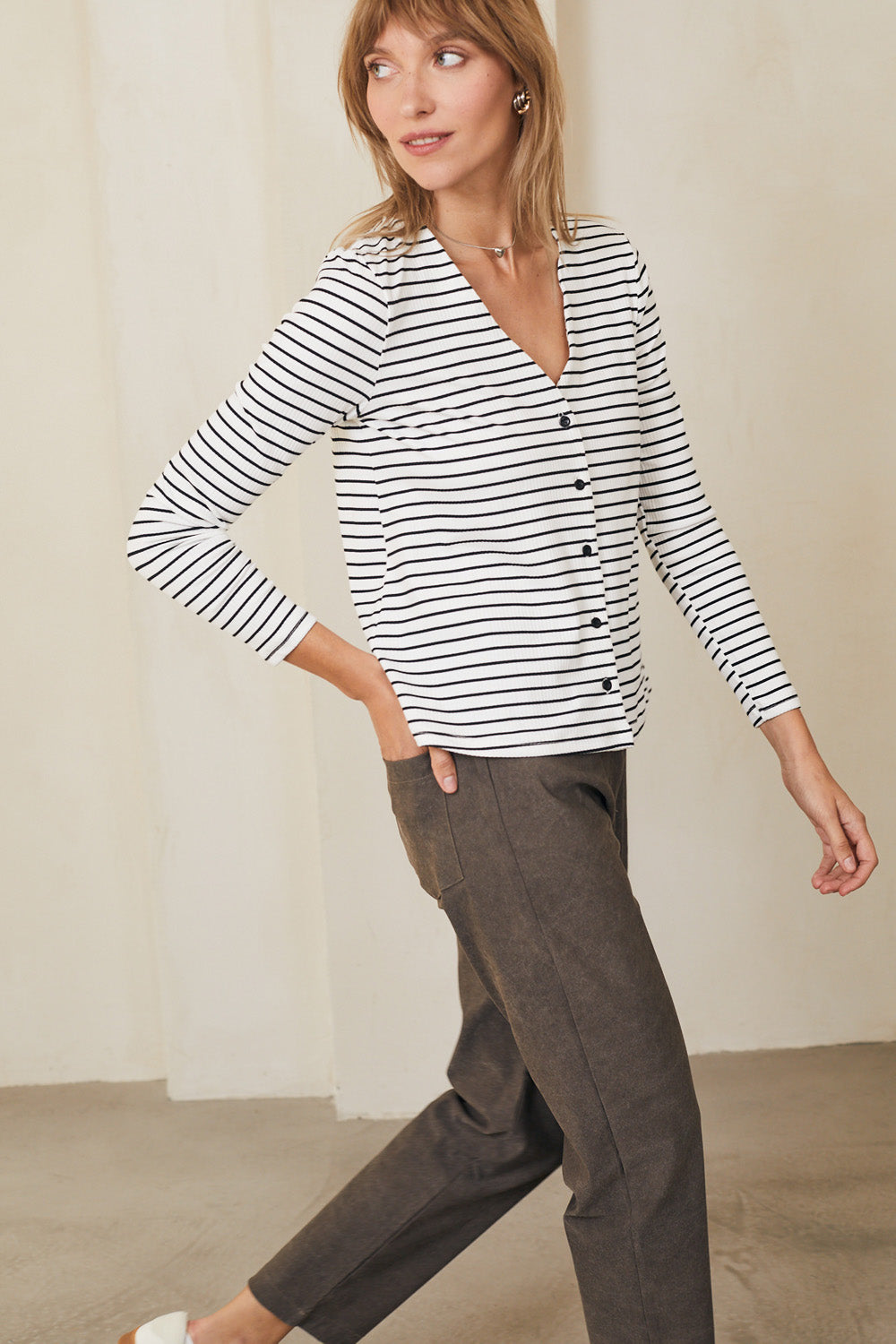 חולצת קרוליין פסים