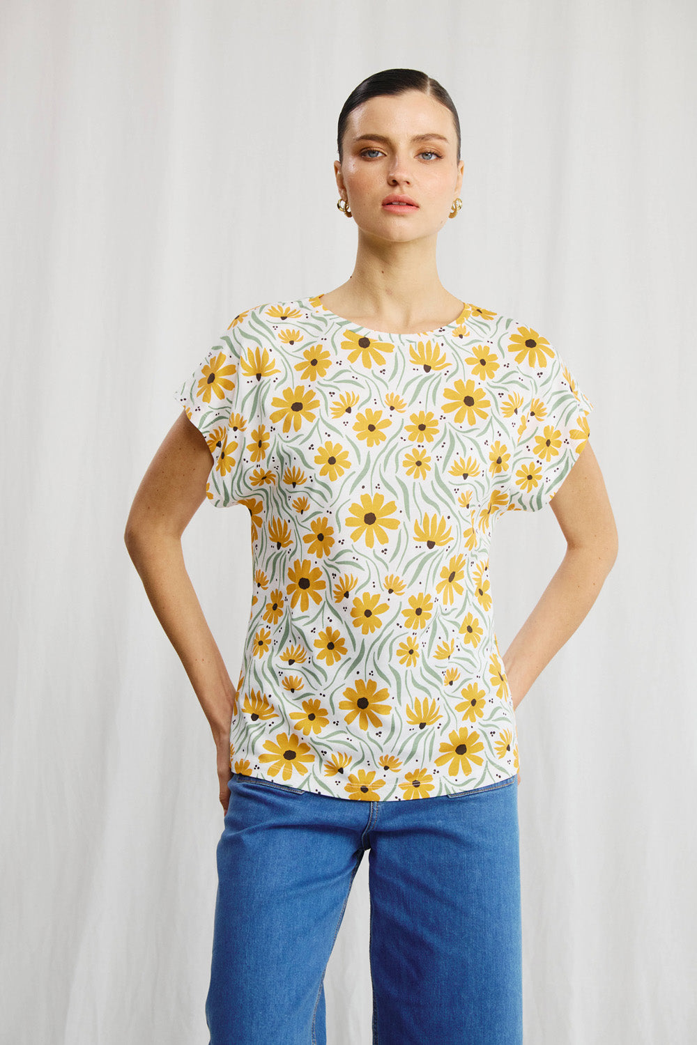 Green striped Alba t-shirt