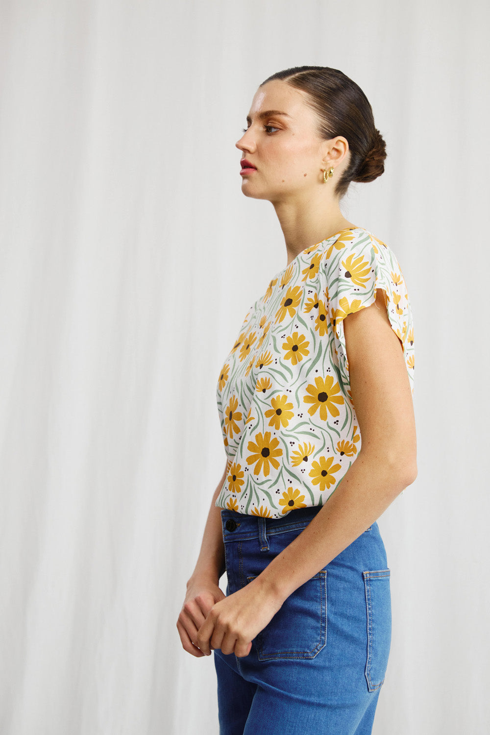 Green striped Alba t-shirt