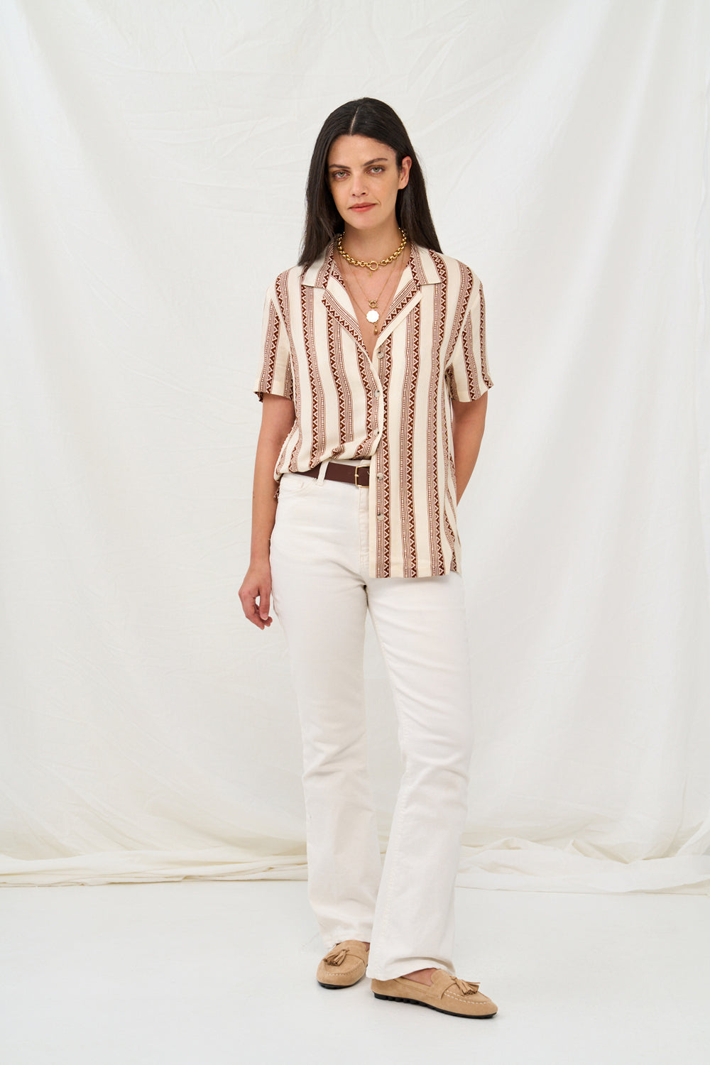 Alia Havana print shirt 