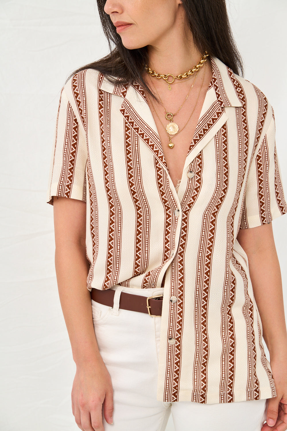 Alia Havana print shirt 