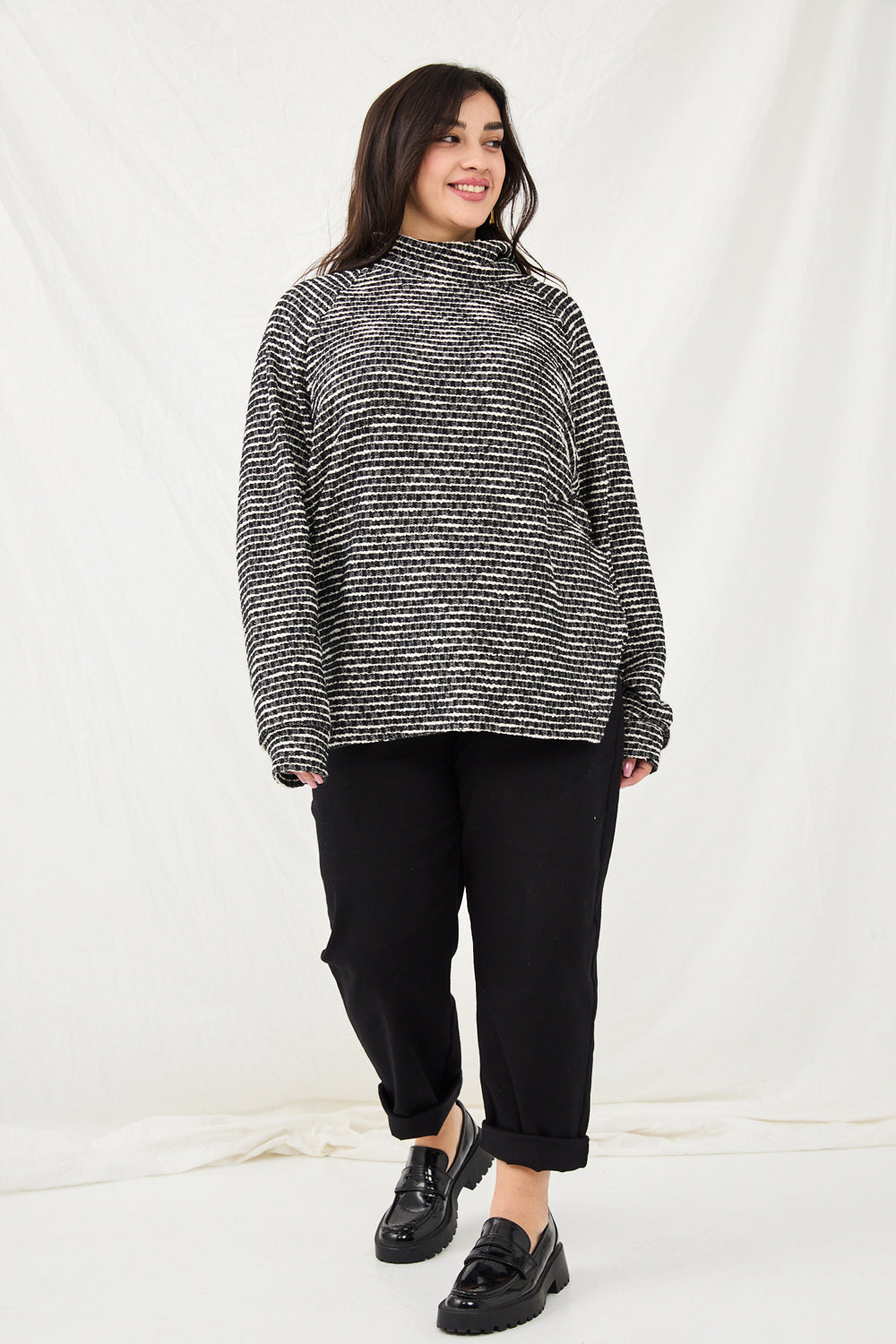 Black and white Melanie Bokla sweater 