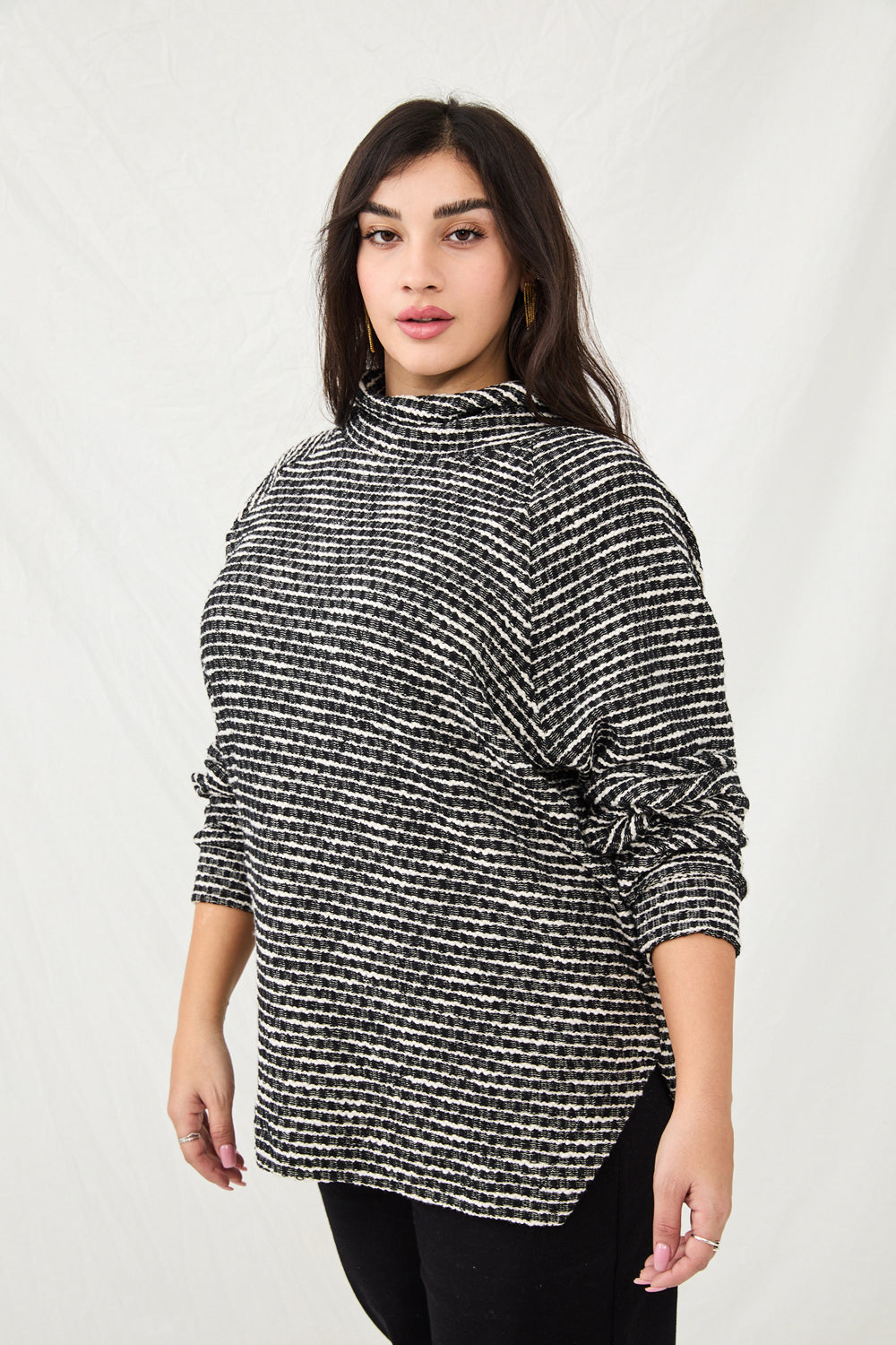 Black and white Melanie Bokla sweater 