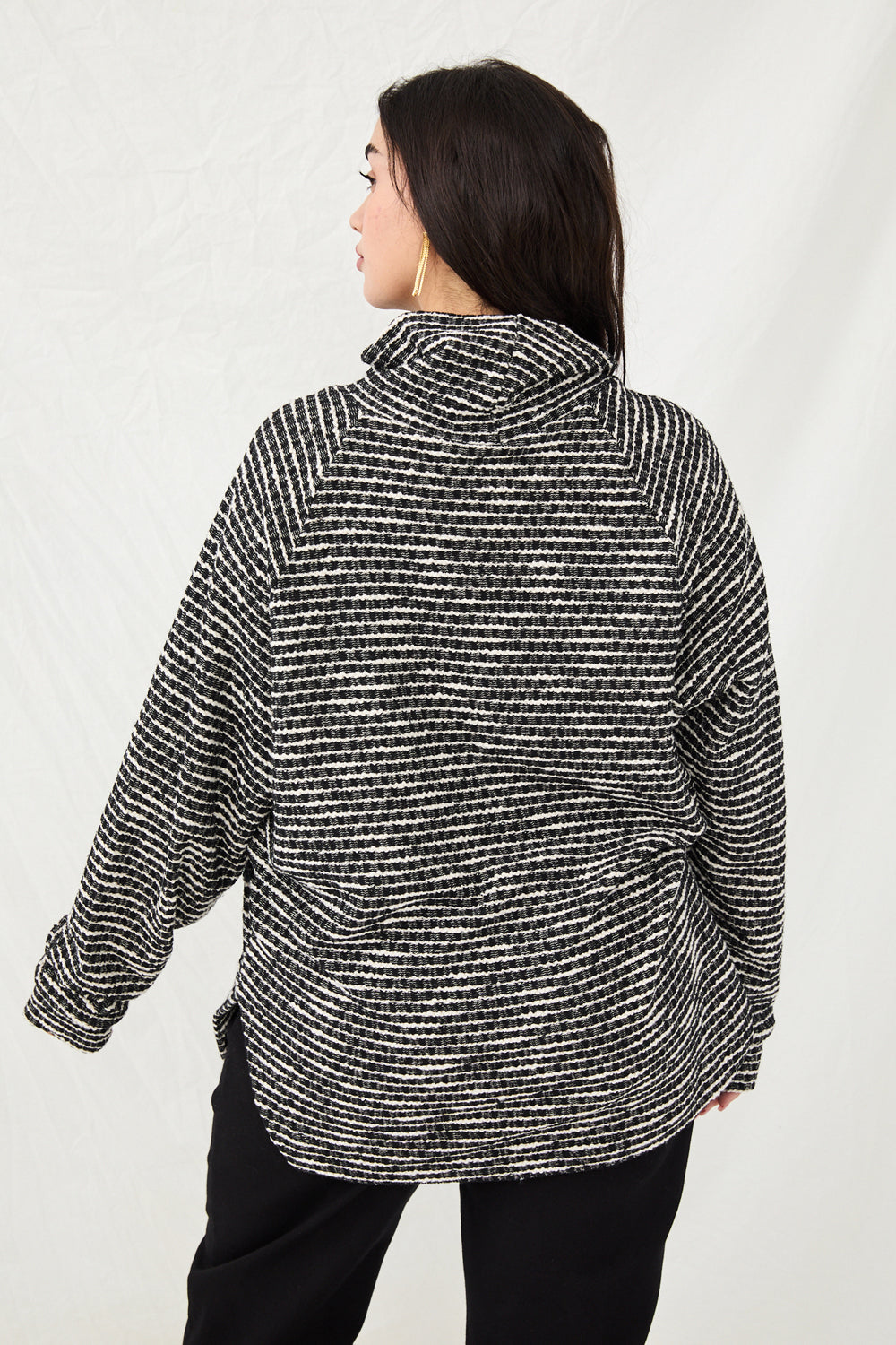 Black and white Melanie Bokla sweater 