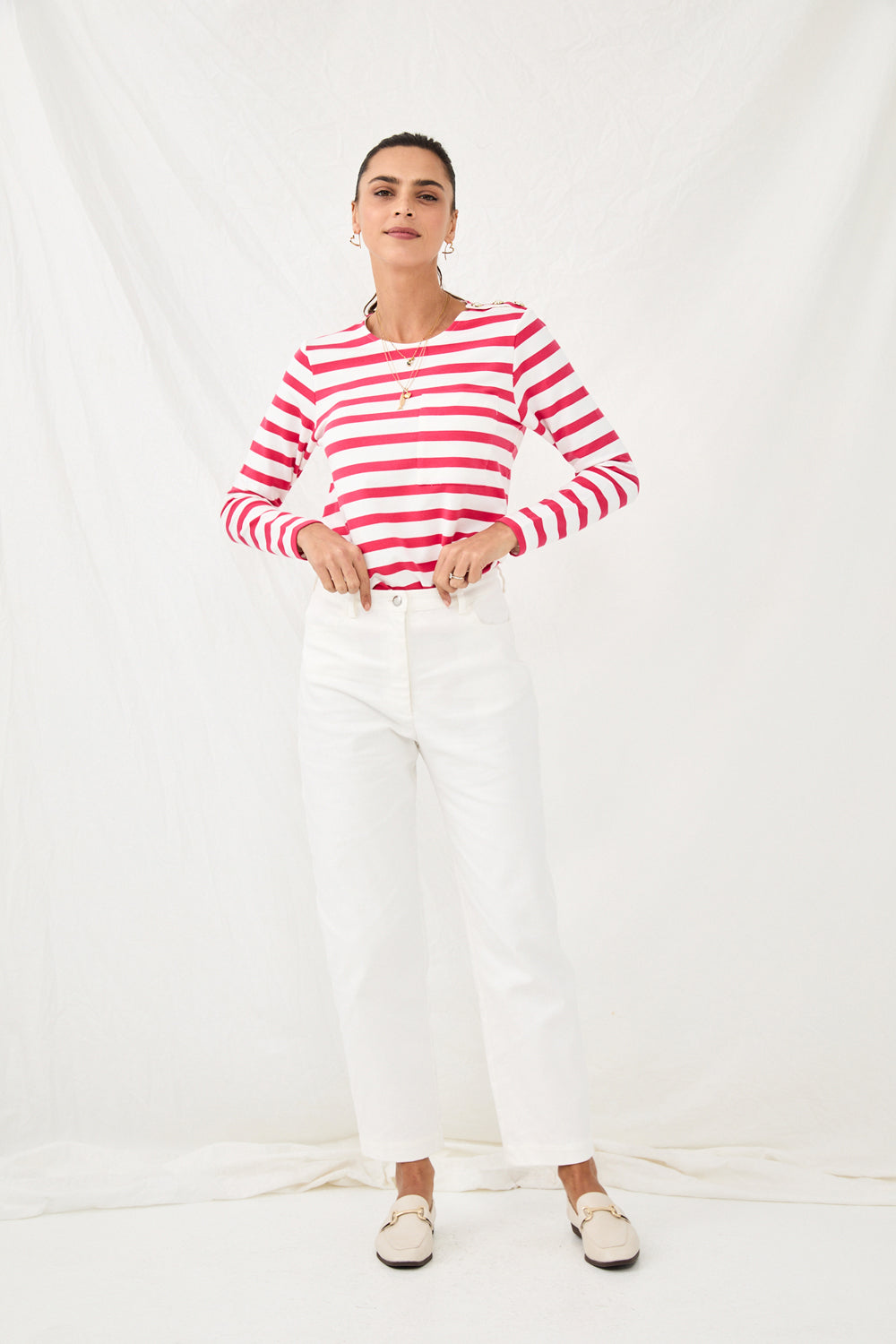 Red striped sailor shirt