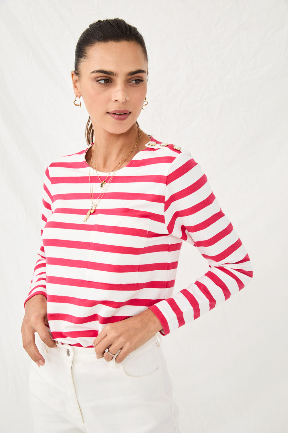 Red striped sailor shirt