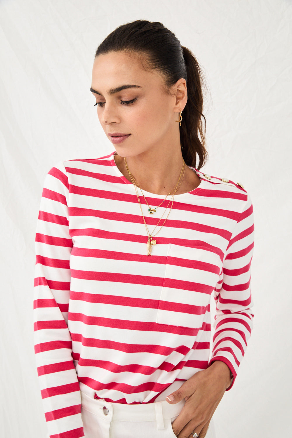 Red striped sailor shirt