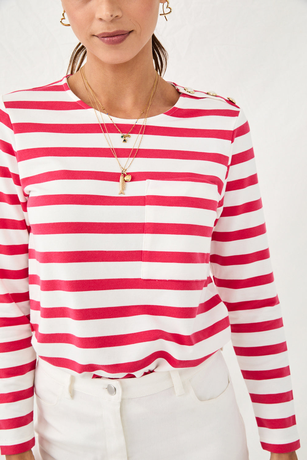 Red striped sailor shirt