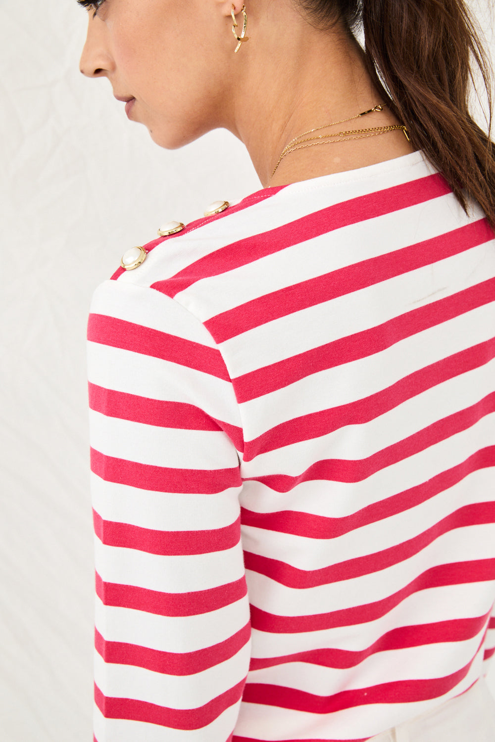 Red striped sailor shirt