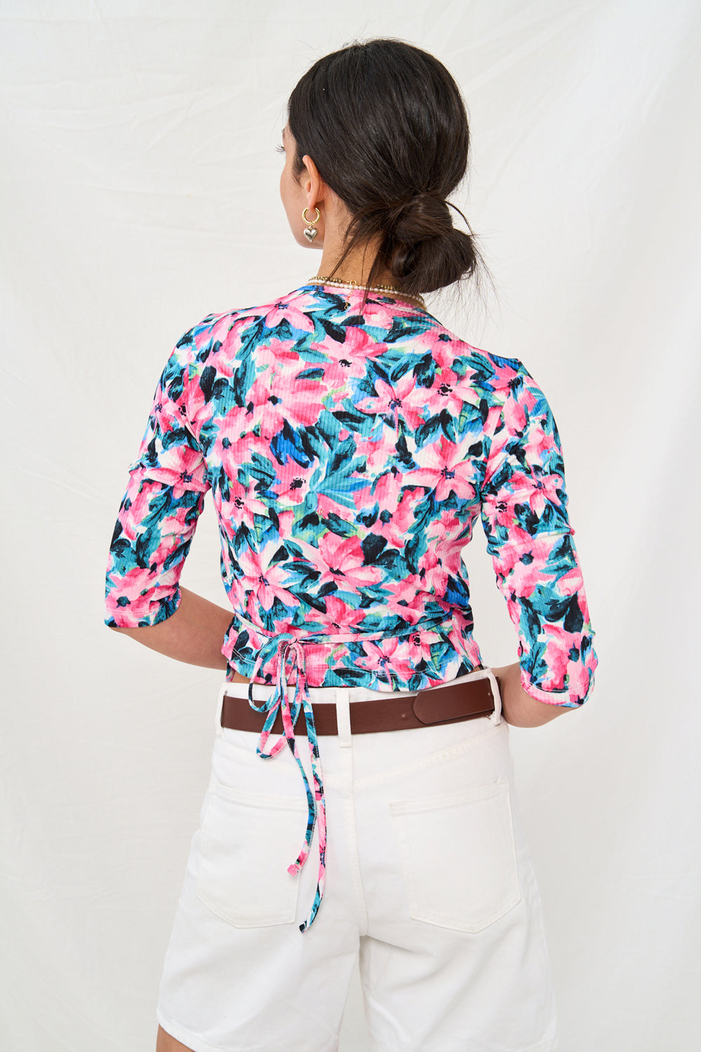 Diane short floral knit