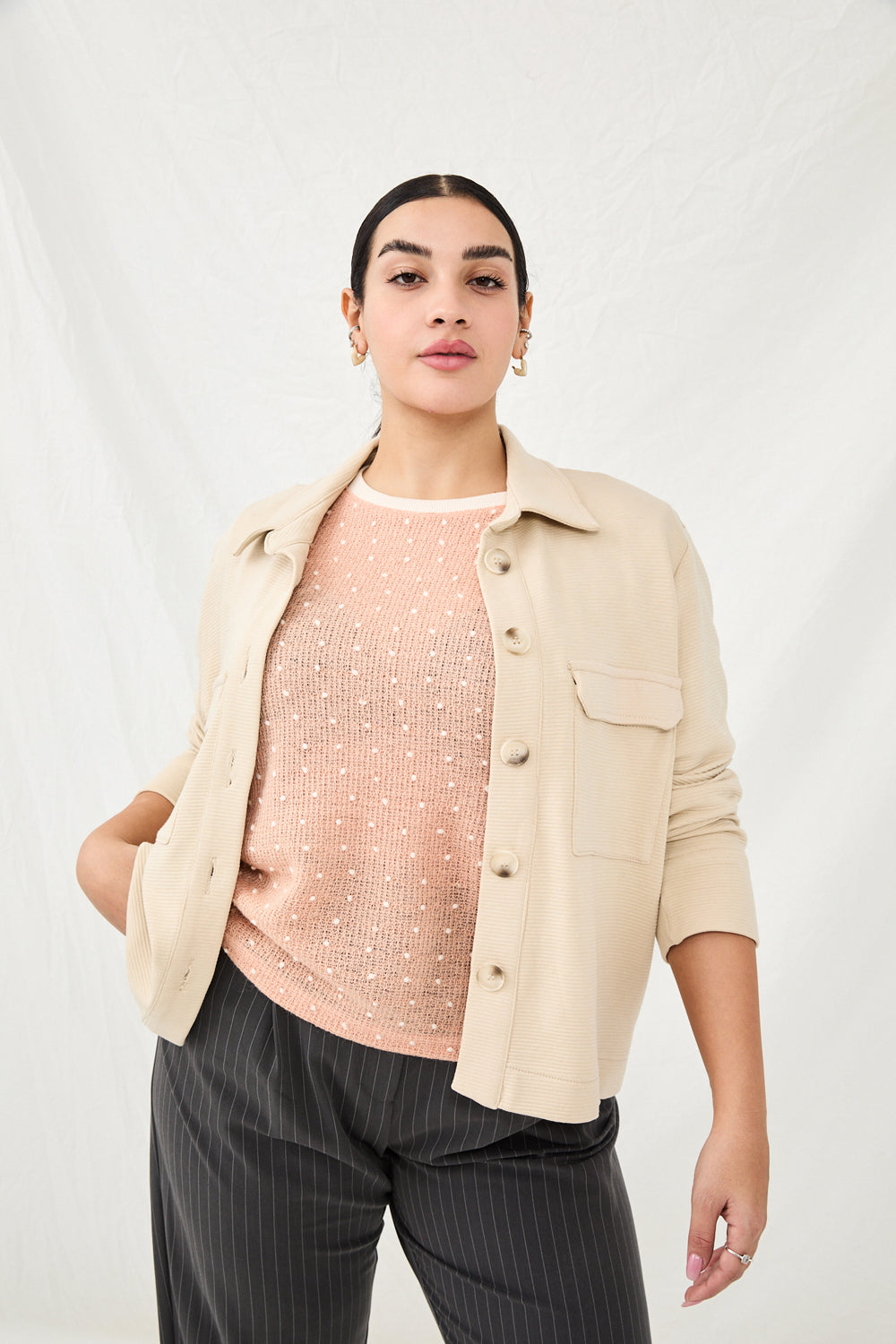 Martina stone texture jacket