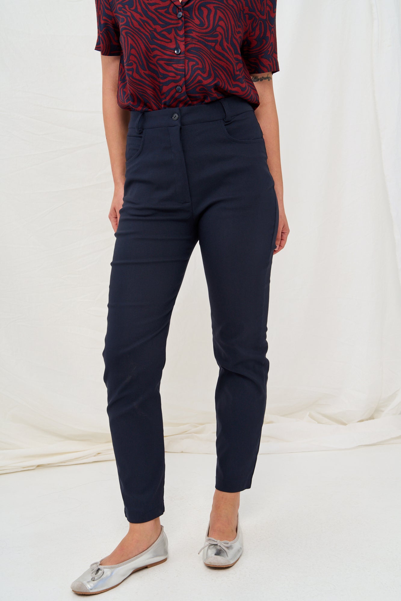 Rita Navy Pants