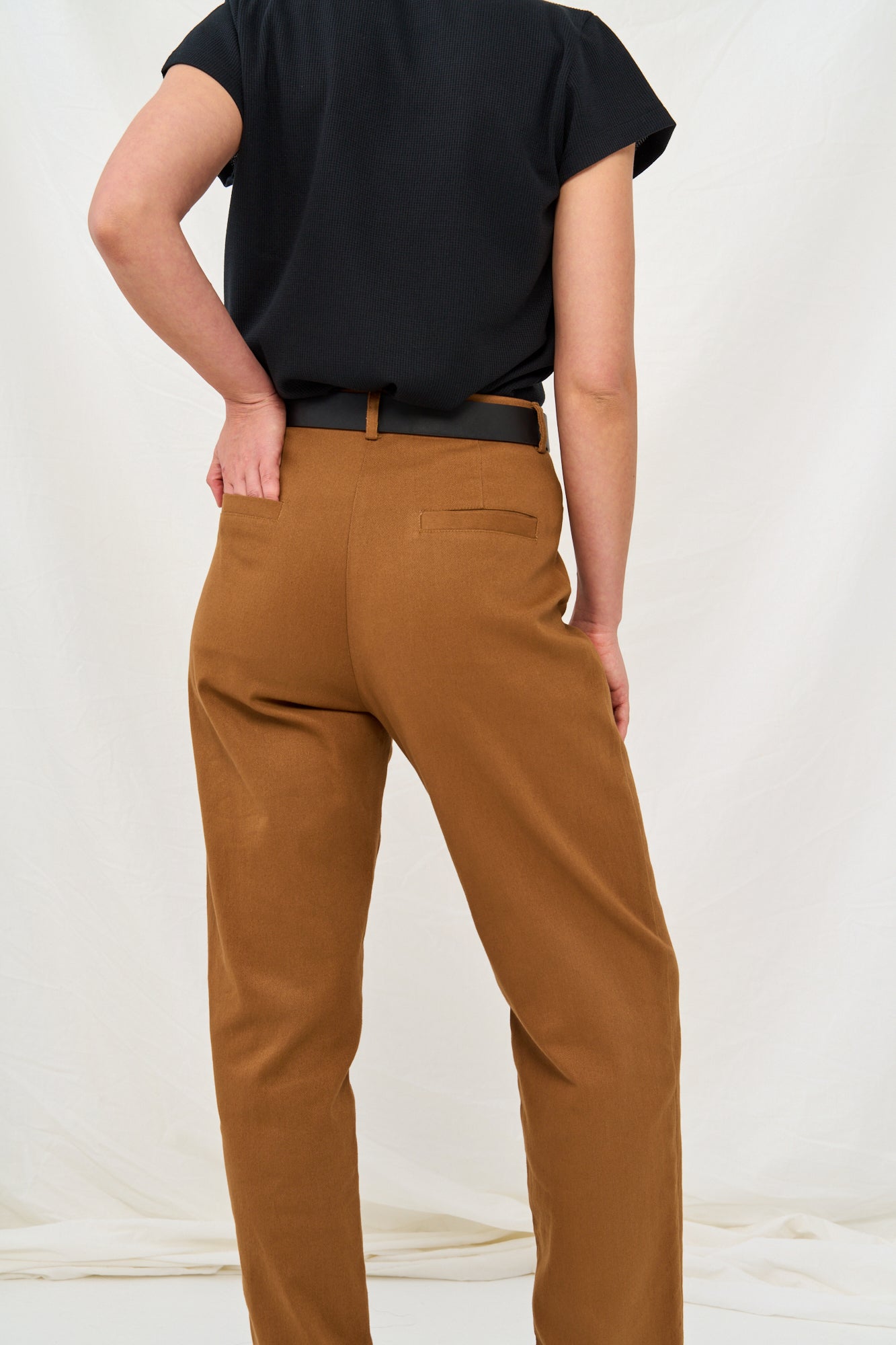 Alexa pants reddish brown 