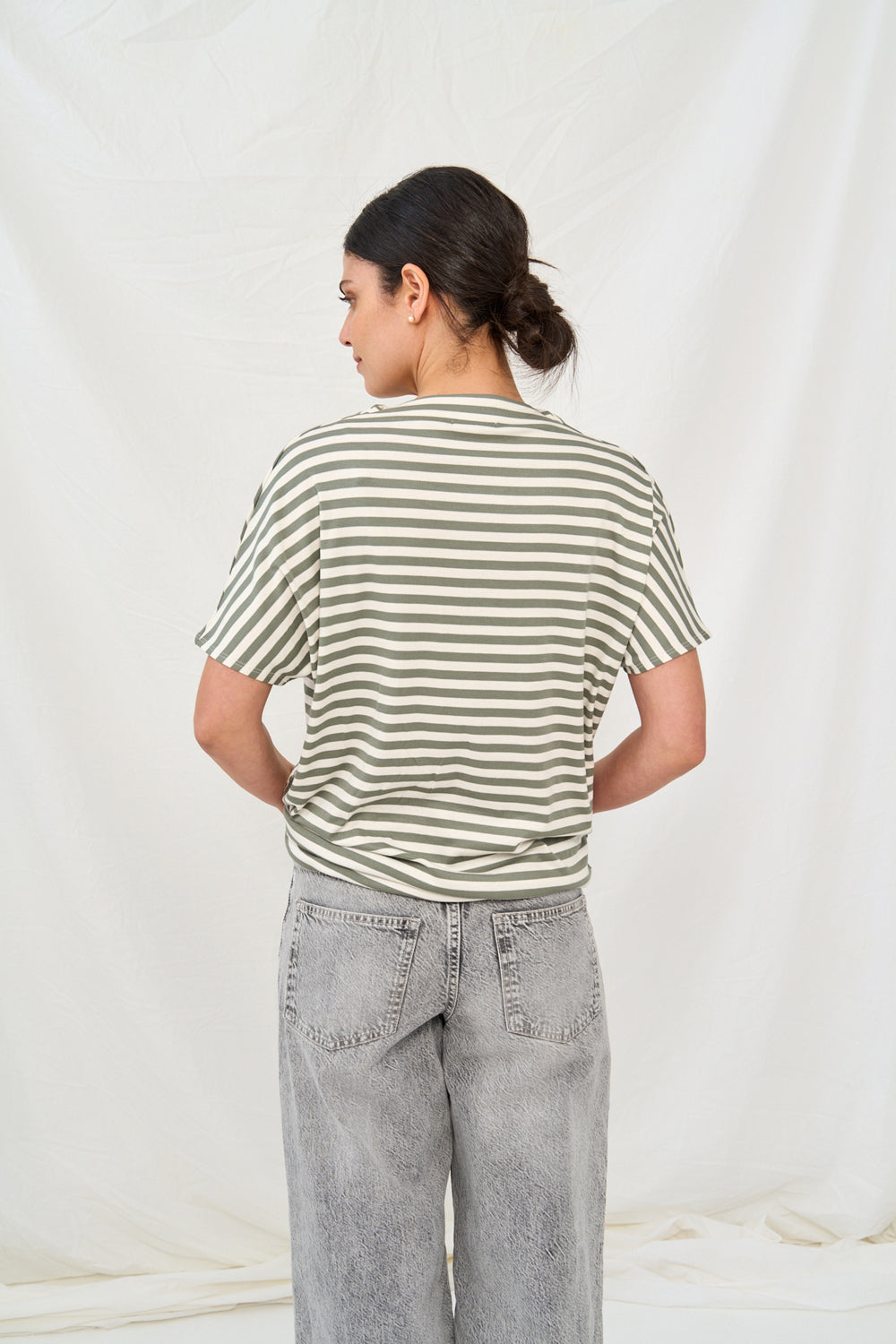 Green striped Romi shirt