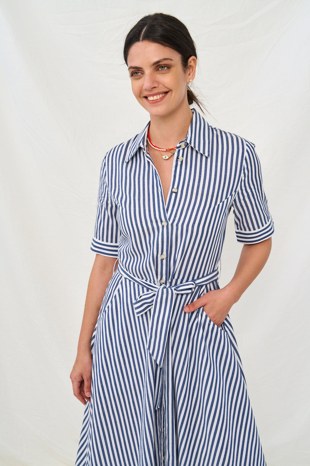 Suzanne striped dress