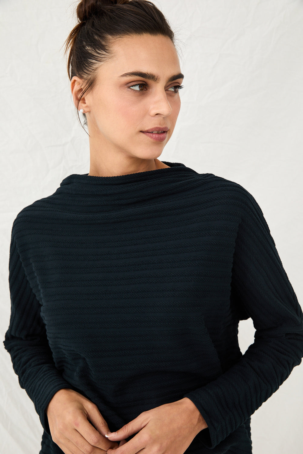 Black fiona knit