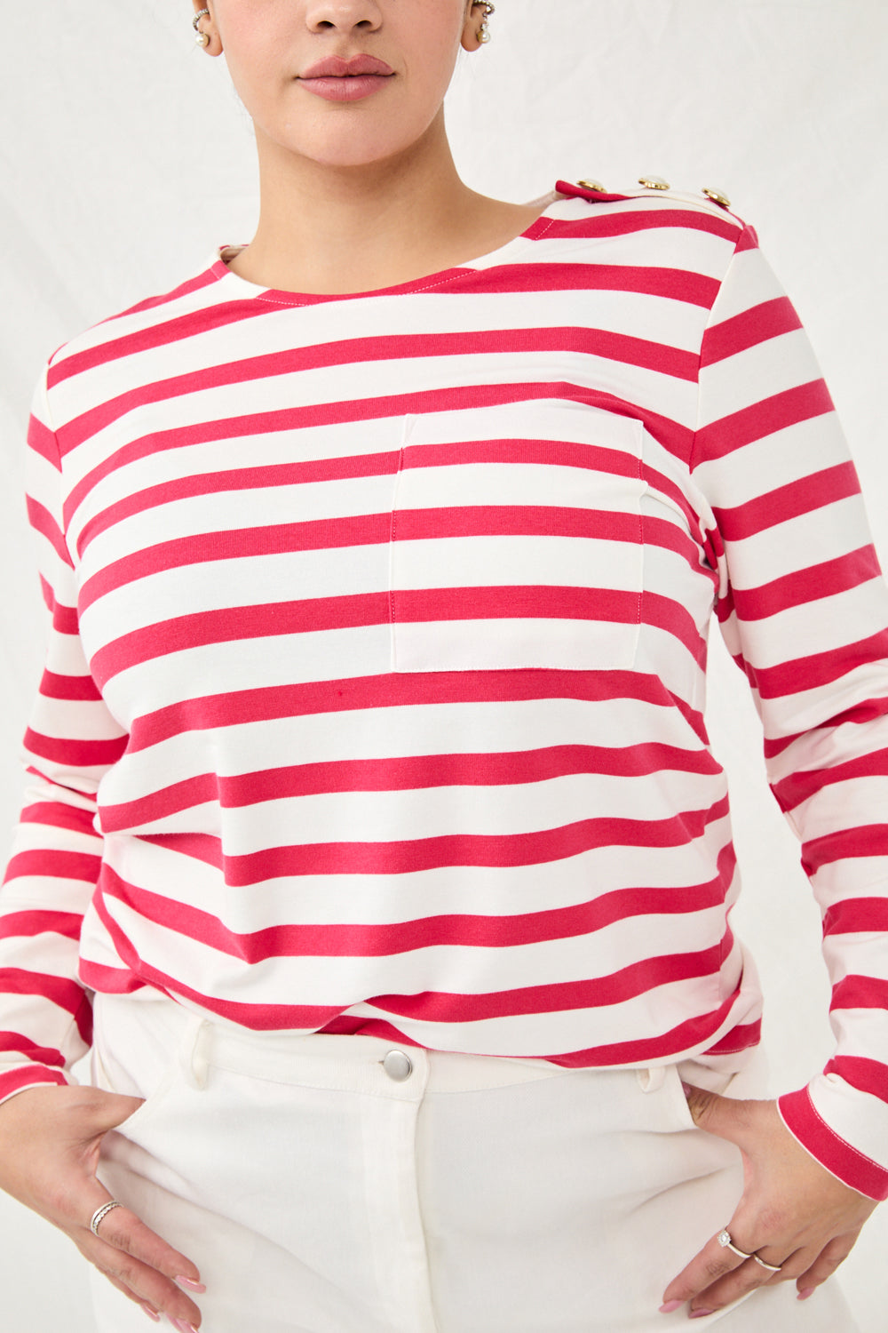 Red striped sailor shirt