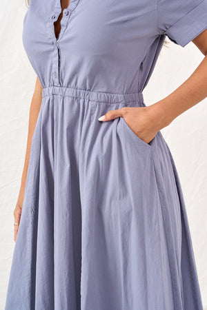 Stella gray maxi dress