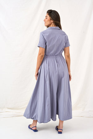 Stella gray maxi dress