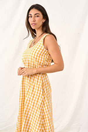 Plaid print Gertie dress