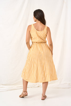 Plaid print Gertie dress