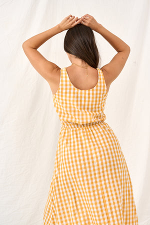 Plaid print Gertie dress