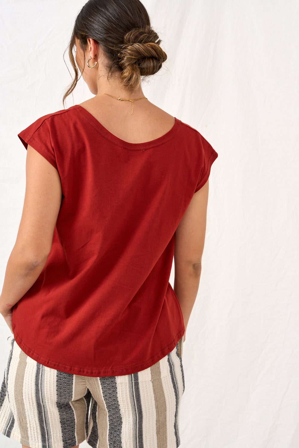 Loose T shirt red 